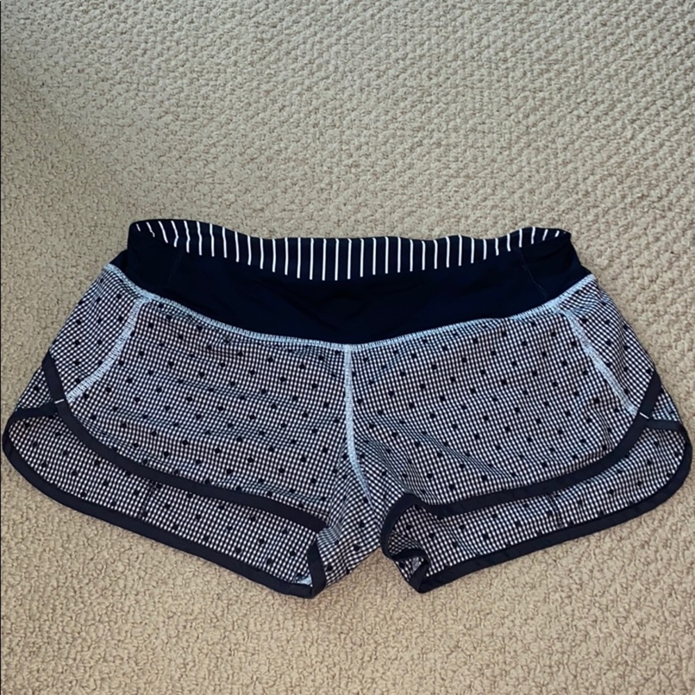 Lululemon Patterned Running Shorts
